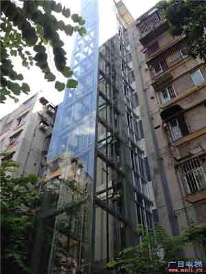 旧楼加装广日电梯解决方案（广州市）